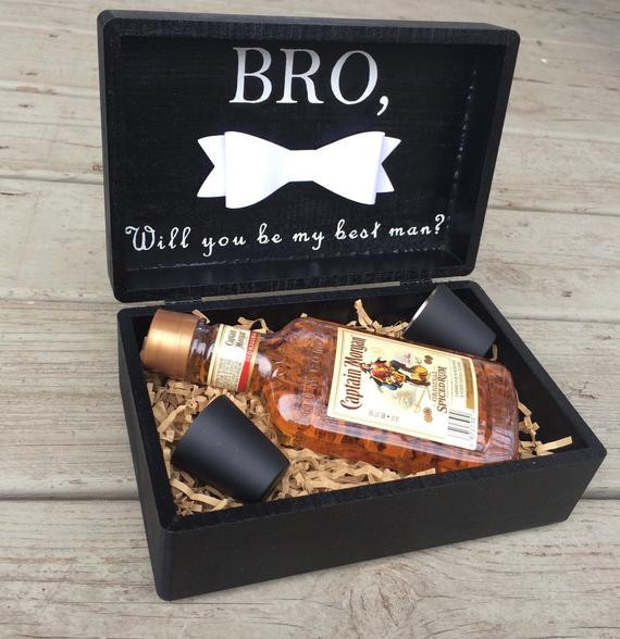 Best Man Gift Ideas From Groom
 Best Man Groomsmen Gift BoxBest Man by LuxDesignsBoutique