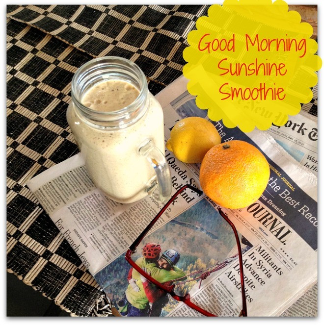 Best Morning Smoothies
 What s for Breakfast Good Morning Sunshine Smoothie