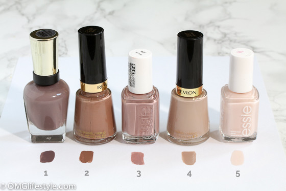Best Neutral Nail Colors
 My 5 Favorite Neutral Nail Polish Colors for Fall OMG