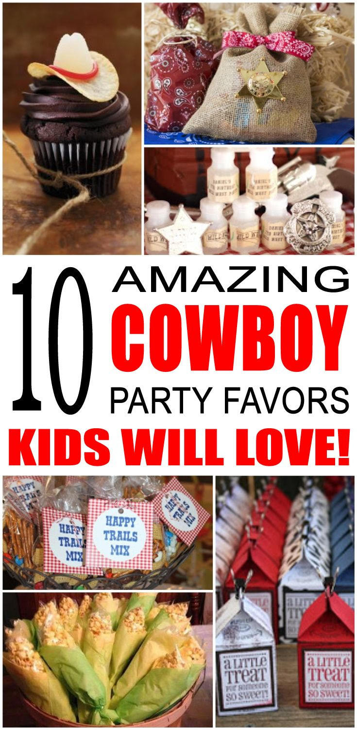 Best Party Favors For Kids
 Cowboy Party Favor Ideas