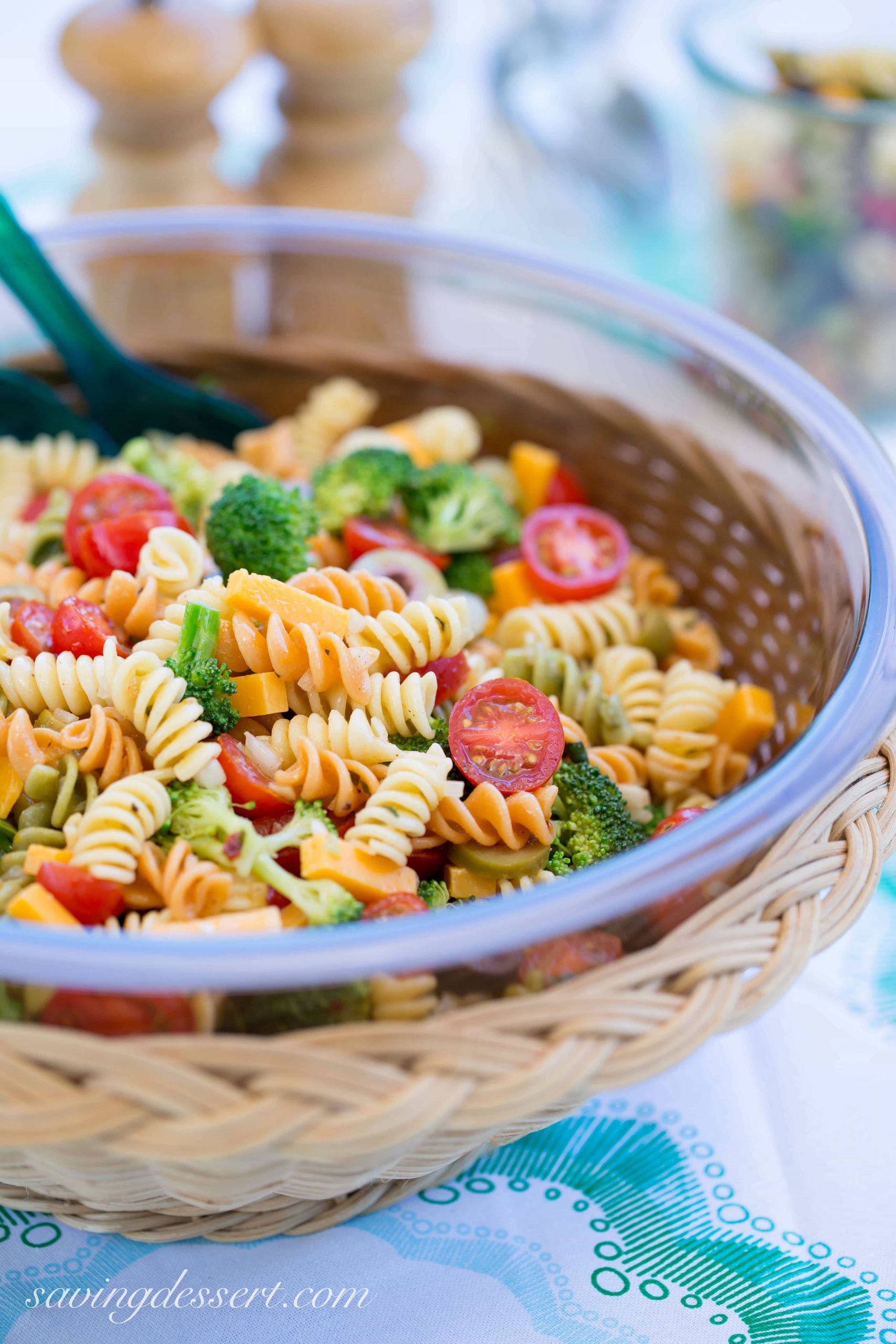 Best Pasta Salad Recipe With Italian Dressing
 Easy Pasta Salad with Zesty Italian Dressing Saving Room