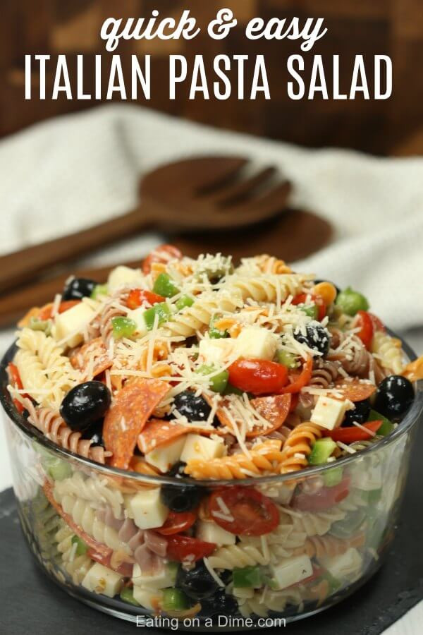 Best Pasta Salad Recipe With Italian Dressing
 Italian pasta salad recipe Easy Italian pasta salad