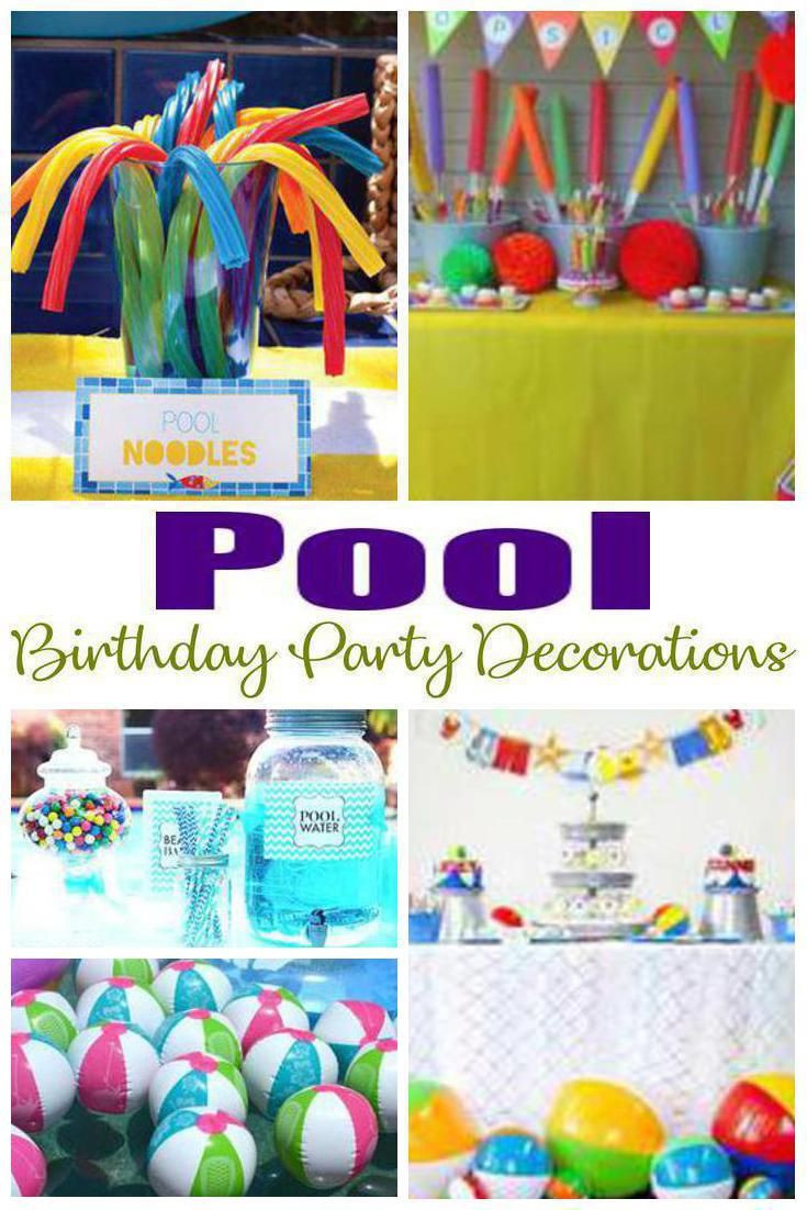 Best Pool Party Ideas
 Pool Birthday Party Decorations