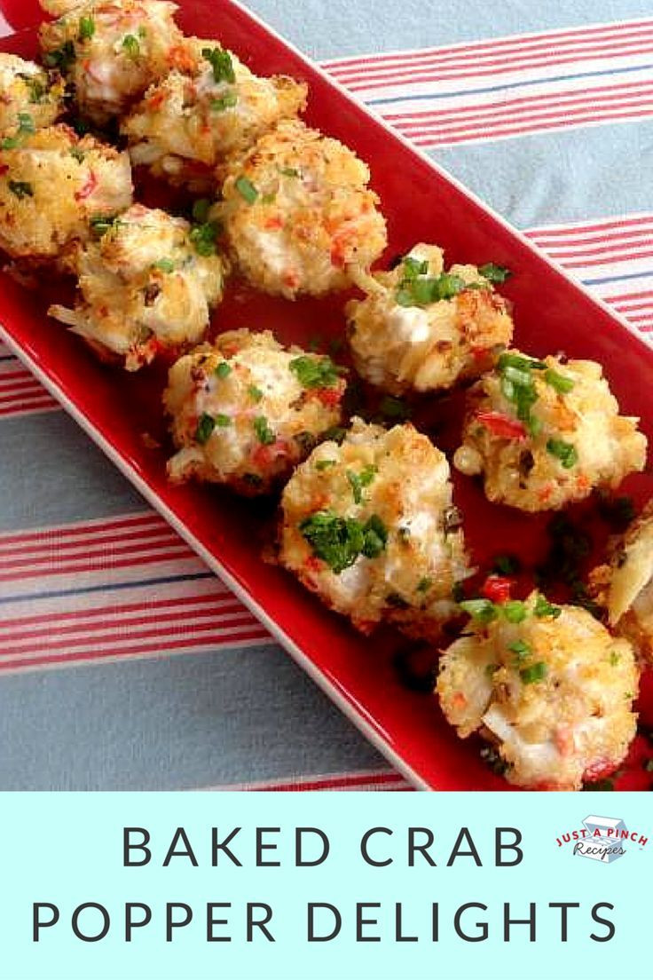 Best Seafood Appetizer
 Baked Crab Popper Delights Recipe