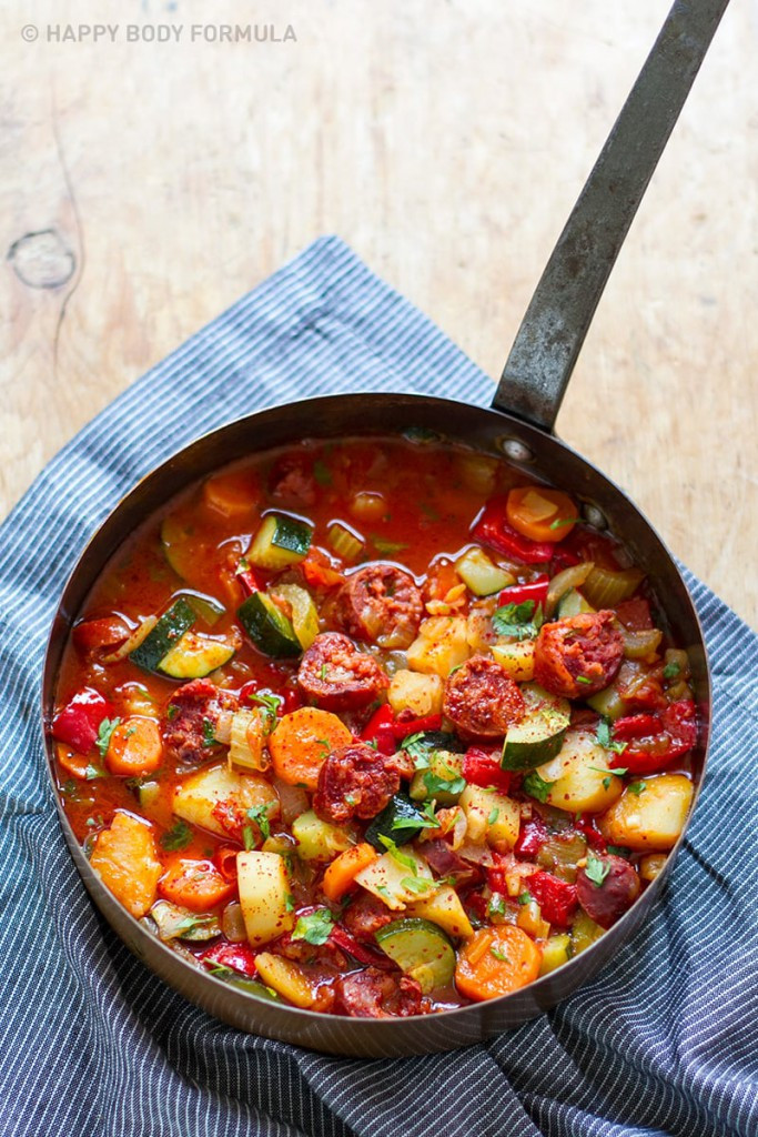 Best Vegetable Stew
 Best Spanish Stew With Chorizo & Ve ables