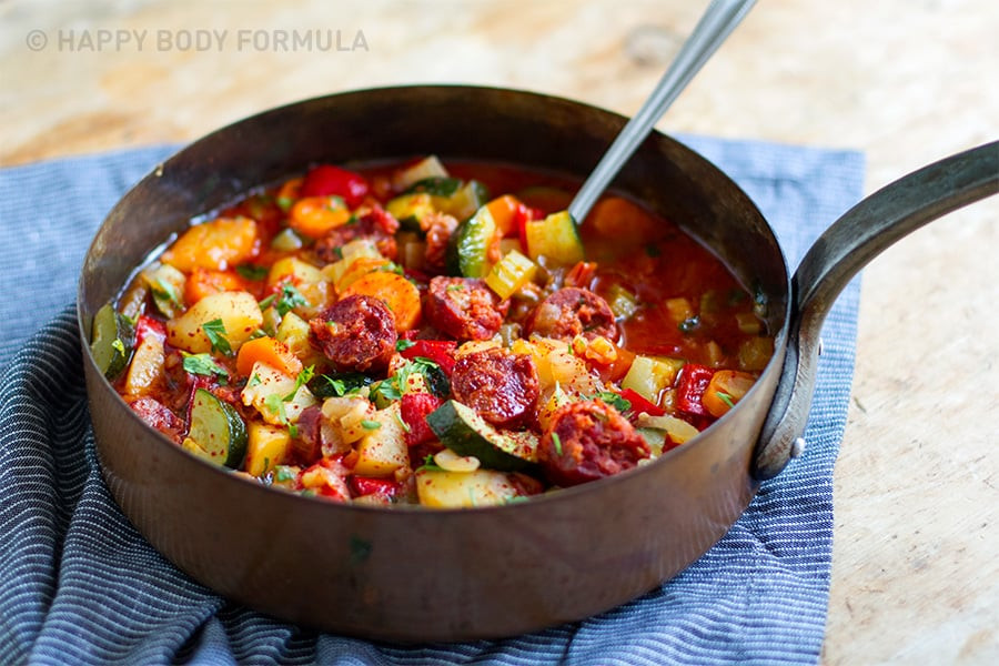 Best Vegetable Stew
 Best Spanish Stew With Chorizo & Ve ables