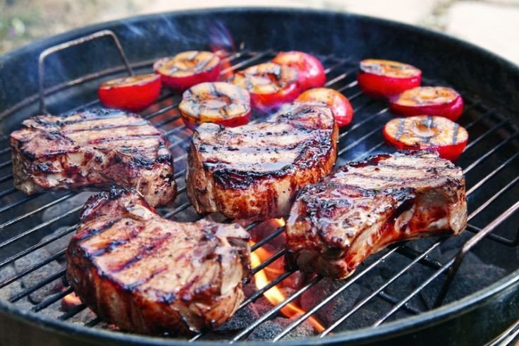 Best Way To Grill Pork Chops
 207 best BBQ & Weber Smokey Mountain Recipes images on