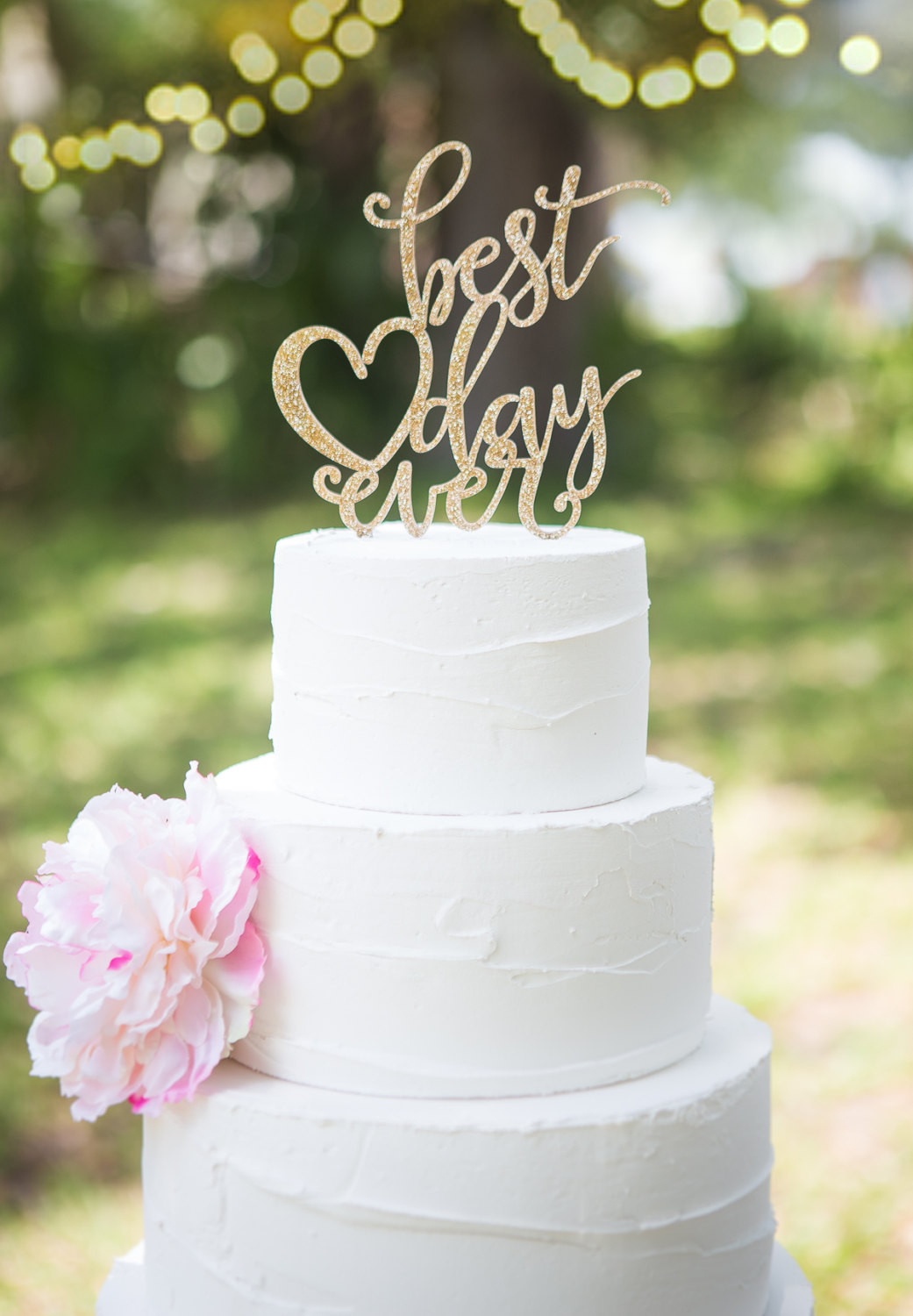 Best Wedding Cake Toppers
 Wedding Cake Topper Best Day Ever Floating Topper by