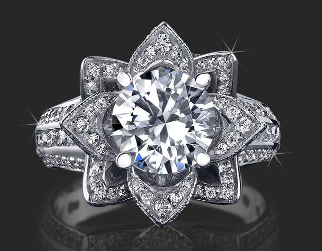 Best Wedding Ring
 beautyful of ring Engagement Ring Flower Designer Best