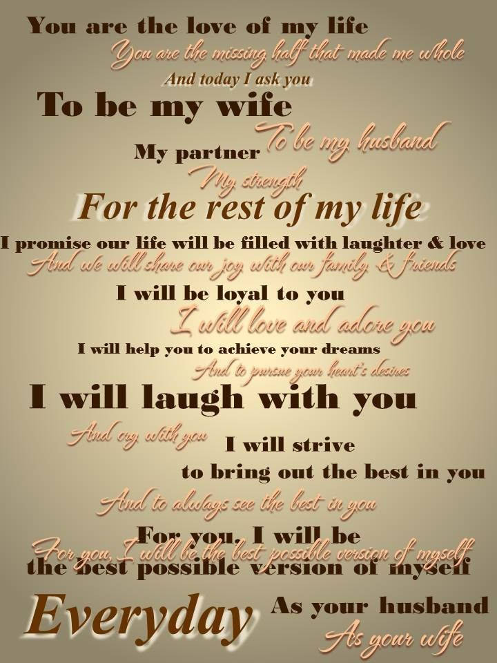 Best Wedding Vows Examples
 Romantic Wedding Vows For Him