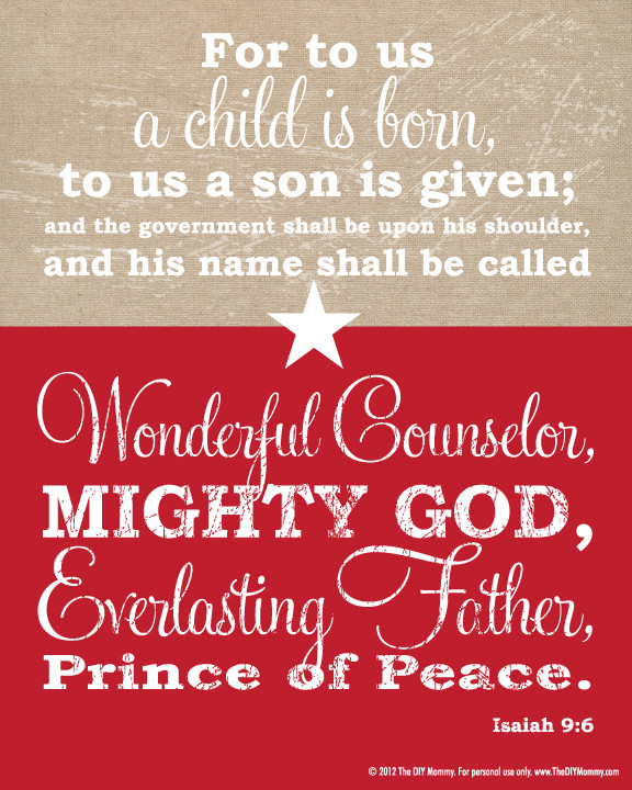 Bible Christmas Quotes
 Free Christmas Bible Verse Wall Art Printable & Our