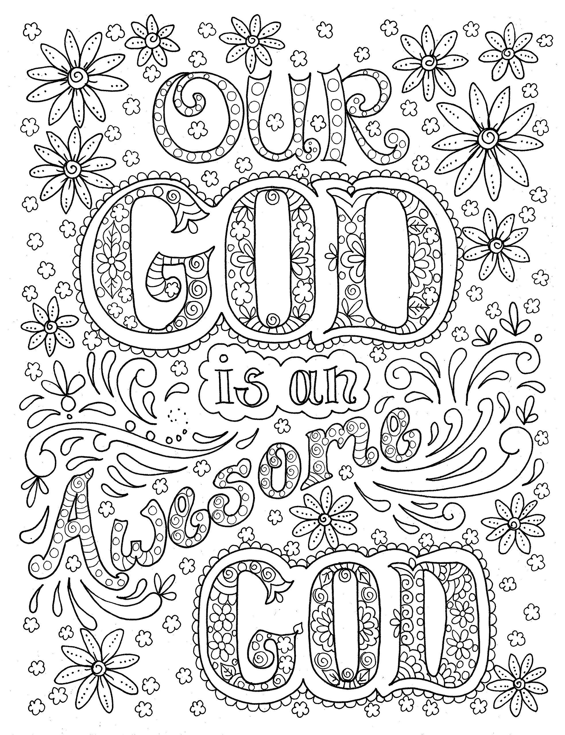Bible Coloring Pages For Adults
 Worship Coloring Book Deborah Muller