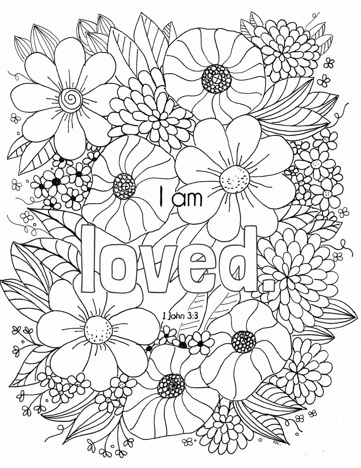 Bible Coloring Pages For Adults
 Wel e to the “Who I am In Christ” Coloring Page Series