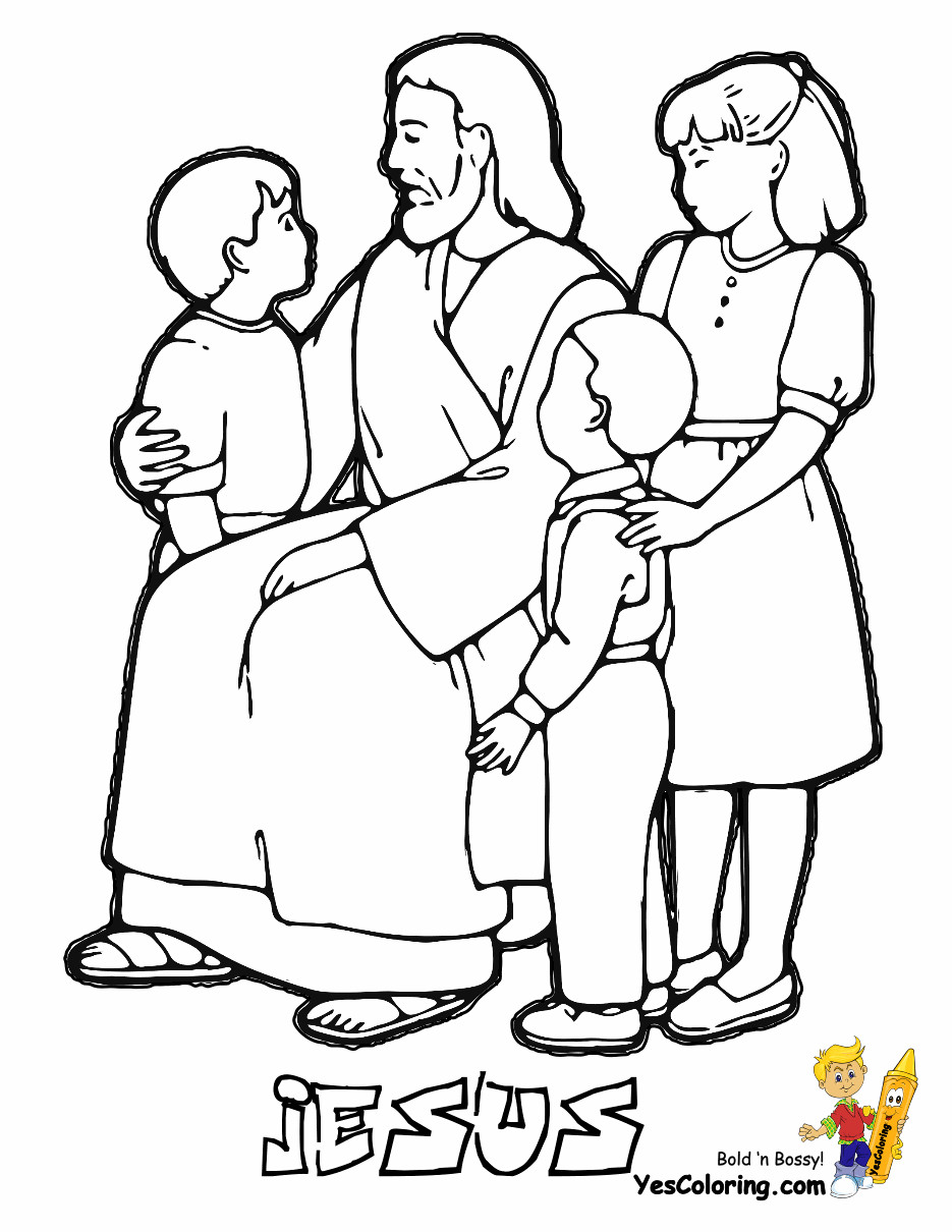 Bible Coloring Pages Kids
 Glorious Jesus Coloring Bible Coloring