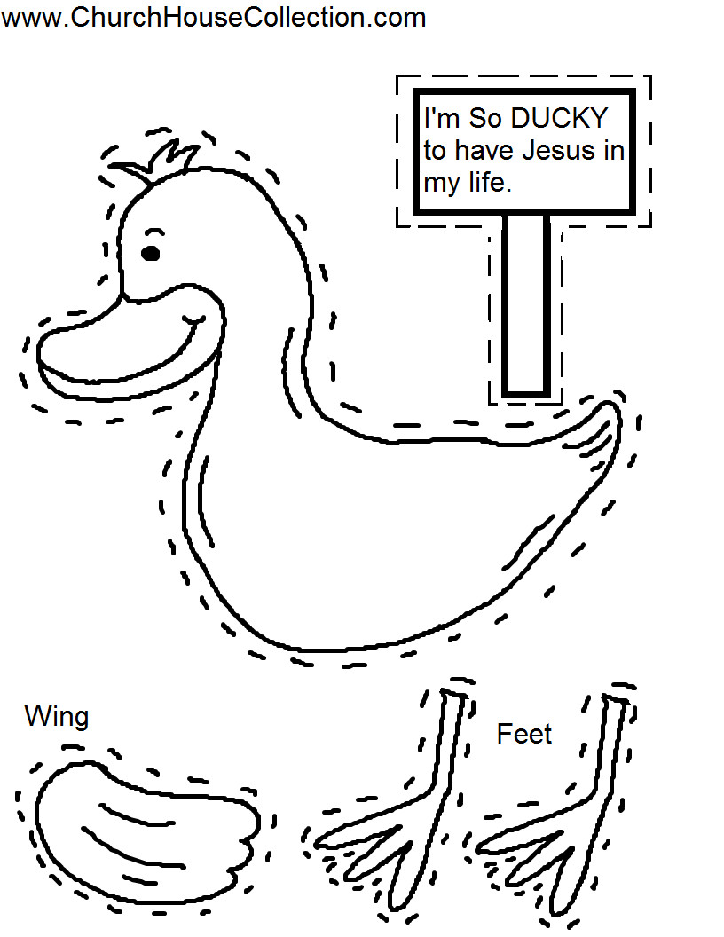 Bible Crafts For Preschoolers Free
 Church House Collection Blog I m So Ducky To Have Jesus