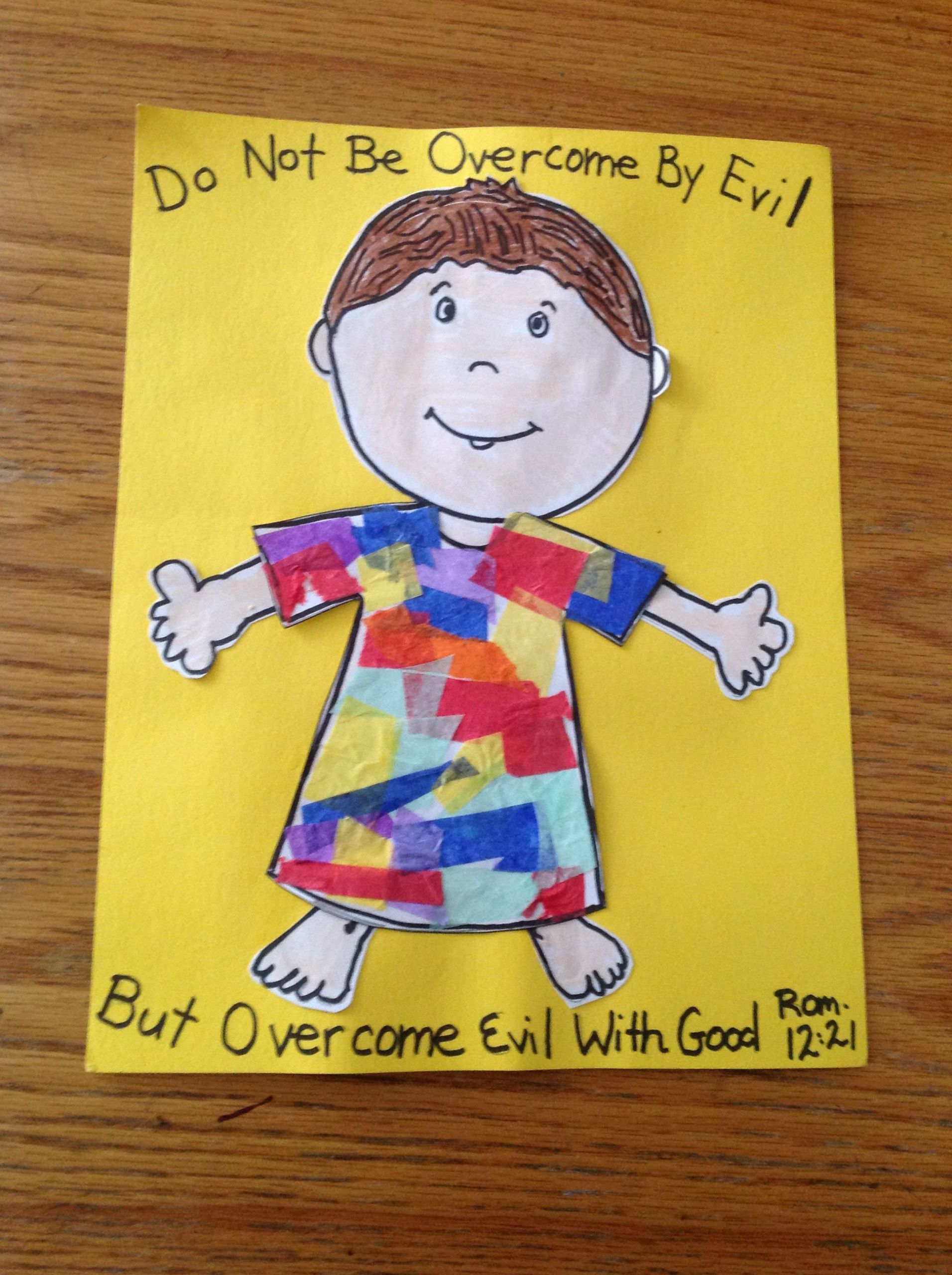 Bible Crafts For Preschoolers Free
 Joseph Bible Craft