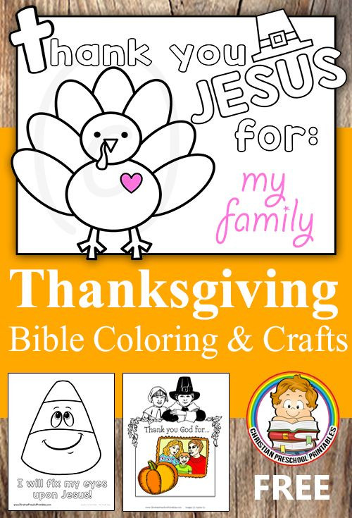 Bible Crafts For Preschoolers Free
 Thanksgiving Bible Coloring Pages