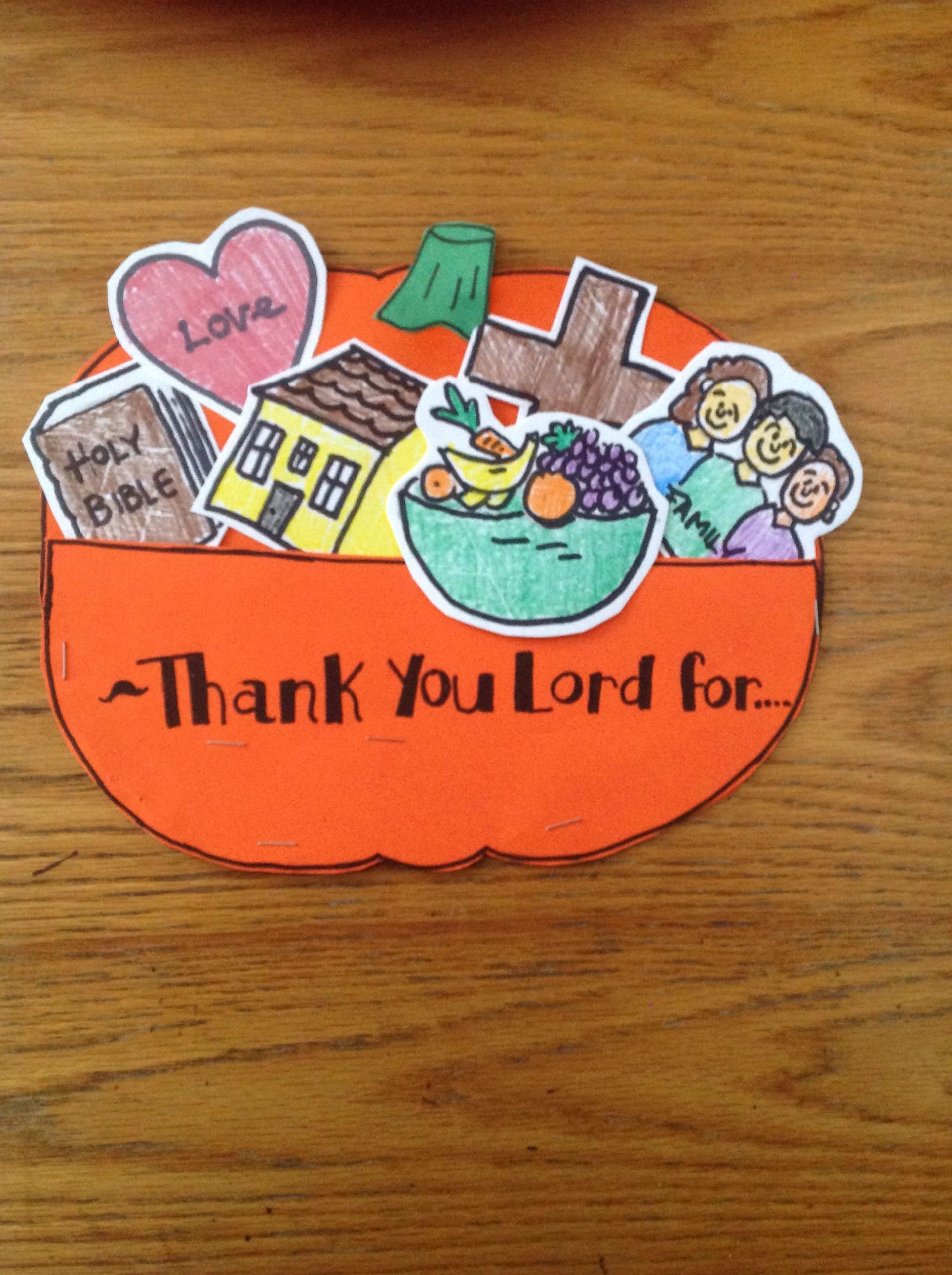 Bible Crafts For Preschoolers
 That s cute Need to remember for Thanksgiving maybe