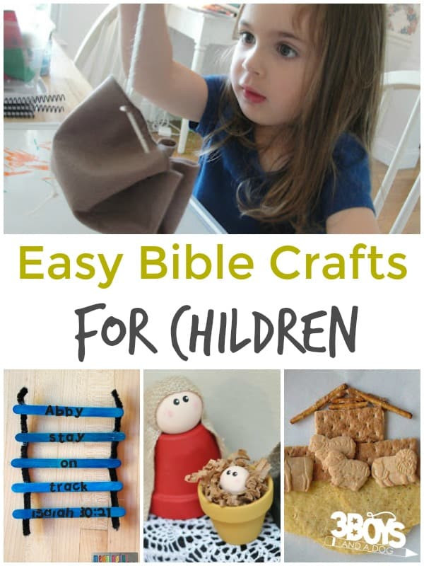 Bible Crafts For Preschoolers
 Easy Bible Crafts for Children 3 Boys and a Dog – 3 Boys