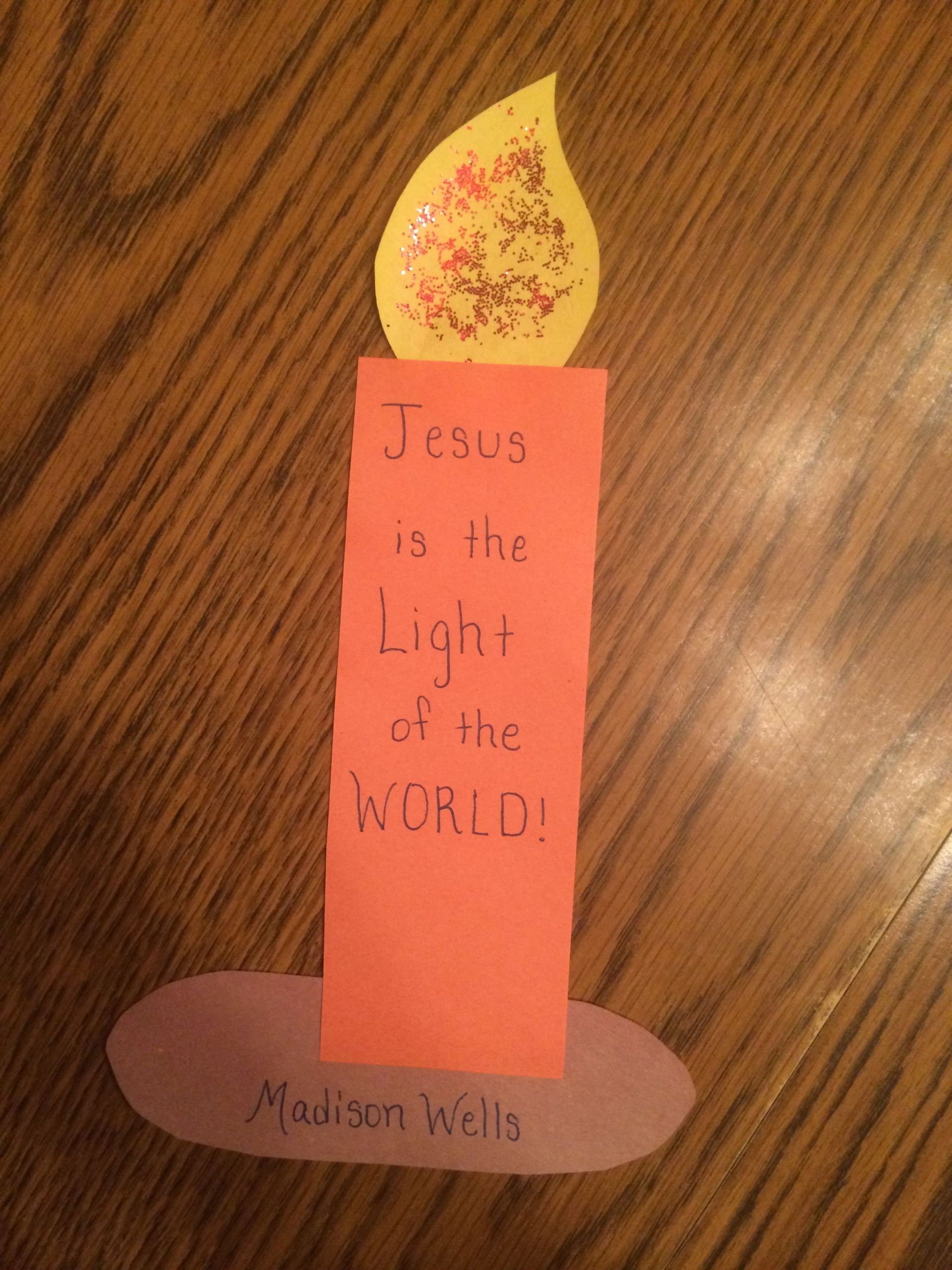 Bible Crafts For Preschoolers
 Jesus is the Light of the World This Little Light of