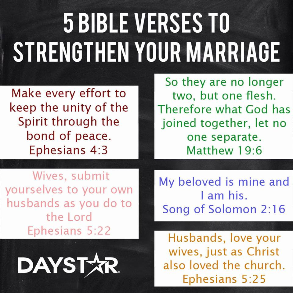 Bible Quotes About Marriage
 Five Bible Verses To Strenthen Your Marriage Religion