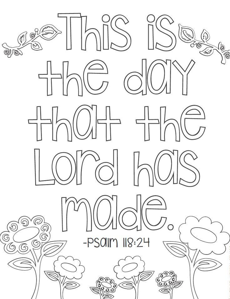 The Best Bible Verse Coloring Pages for toddlers – Home, Family, Style ...