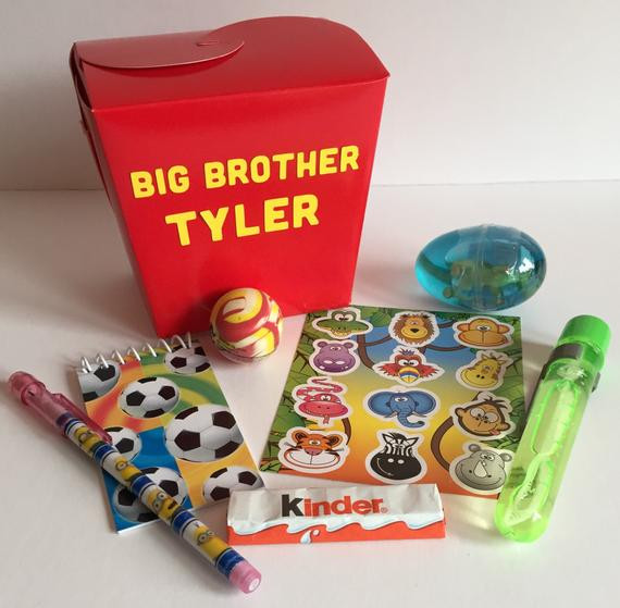Big Brother Gift Ideas From Baby
 Big Brother Gift Box New Baby Sibling Present