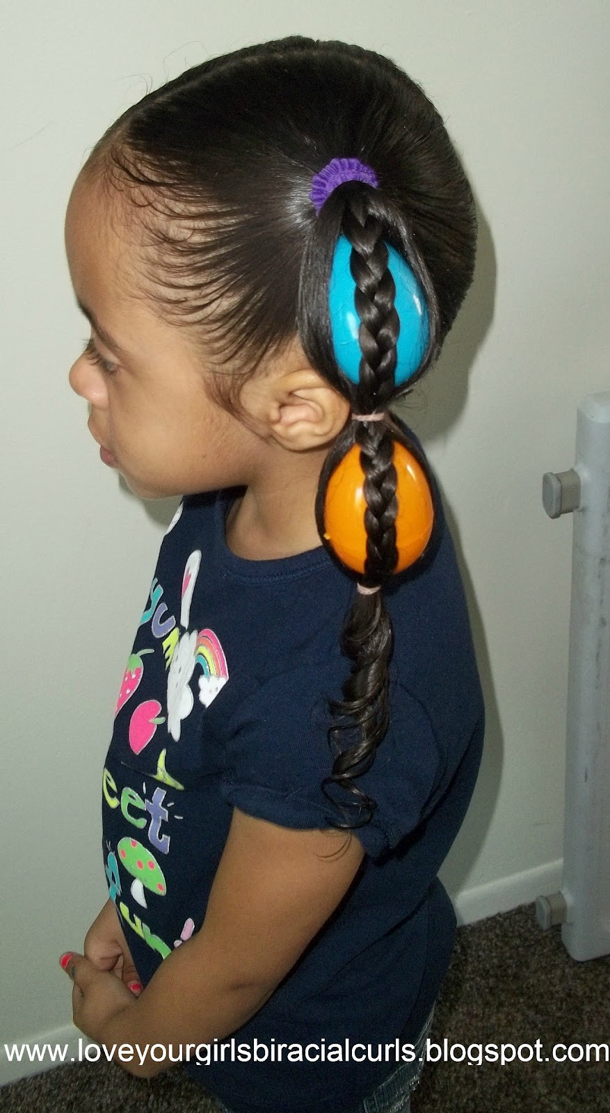 Biracial Little Girl Hairstyles
 Love Your Girls Biracial Curls Egg Tails Easter Hairstyle For Girls