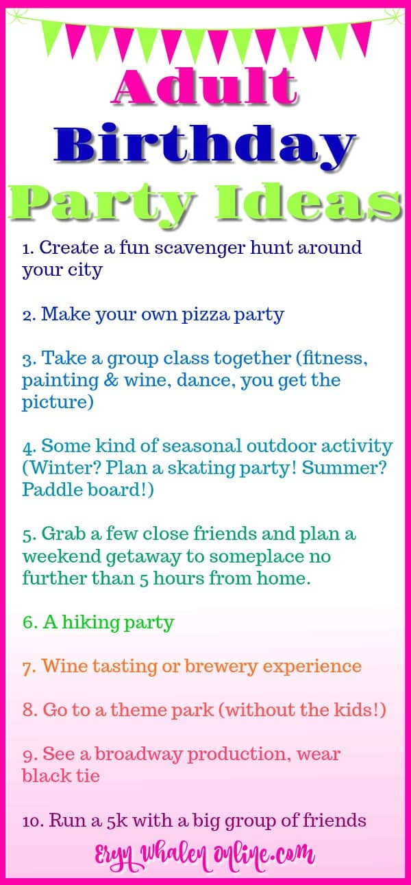 Birthday Activities For Adults
 How To Throw An Awesome Birthday Party For Someone In