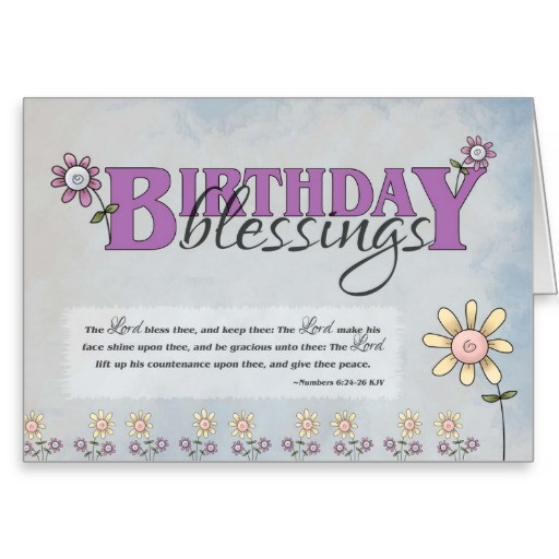 Birthday Blessings Quotes
 Birthday Bible Verses Quotes QuotesGram