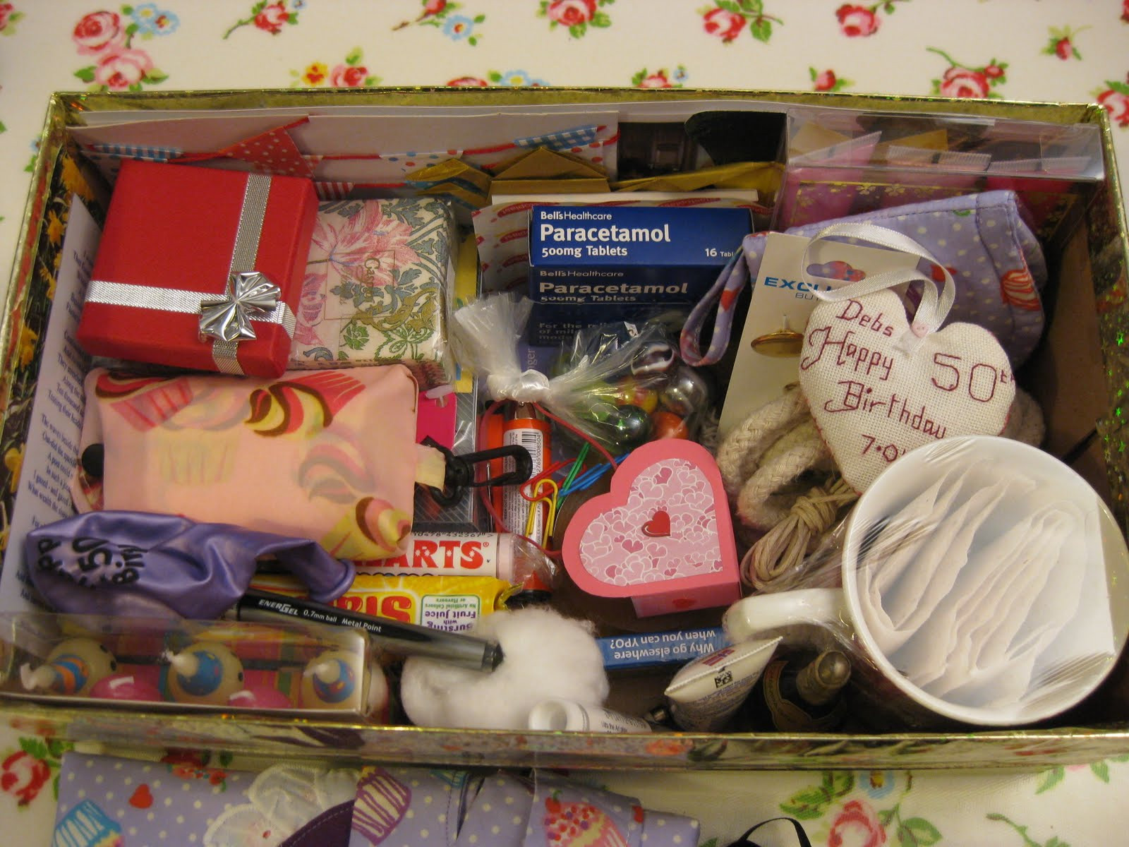 Birthday Box Gift Ideas
 Crafty Conundrum 50 Small Things for a Special Friends