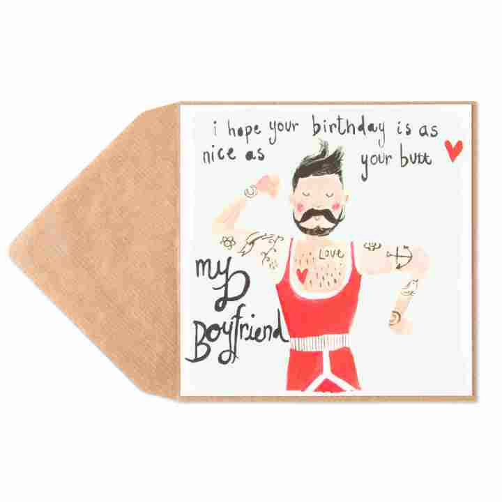 Birthday Card For Boyfriend
 Tattoo Birthday Card For Boyfriend