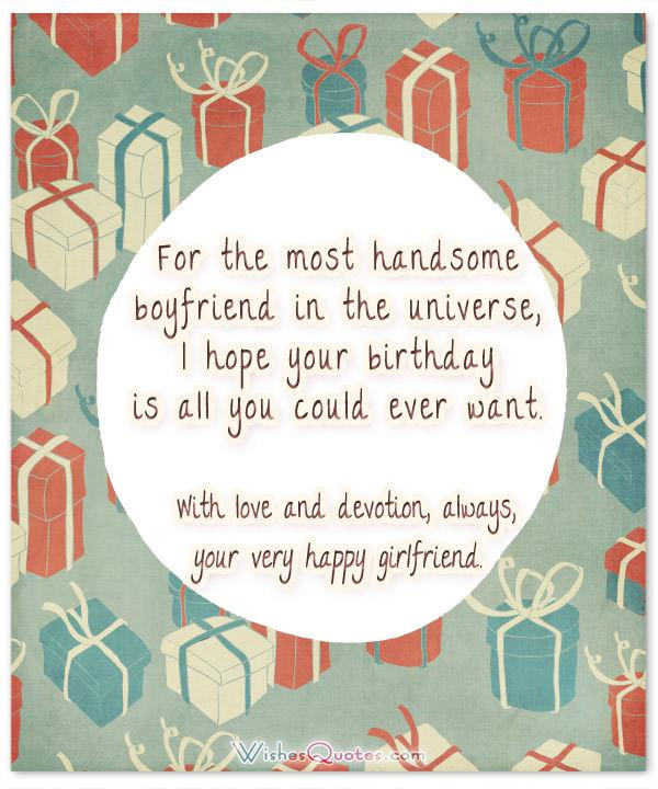 Birthday Card For Boyfriend
 Cute Birthday Wishes For Your Charming Boyfriend – By