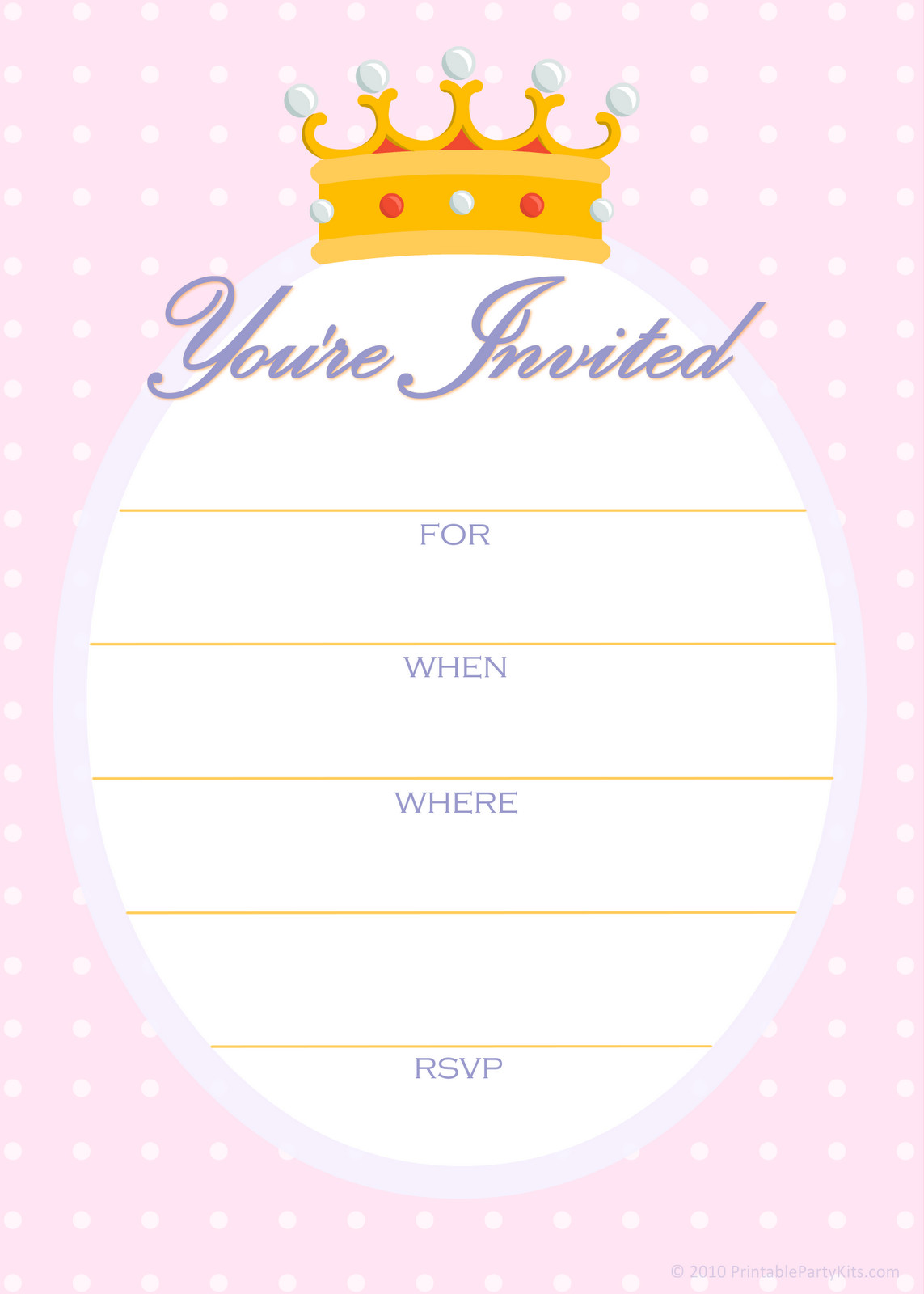 Birthday Card Invitation Templates
 Free Printable Party Invitations Free Invitations for a