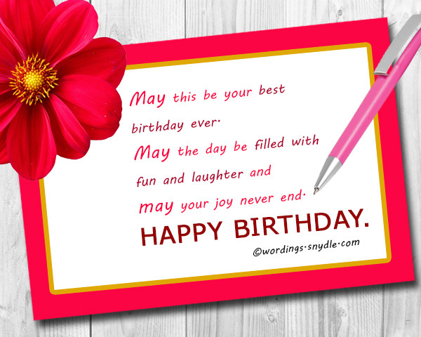 Birthday Card Messages For Friends
 What To Write in a Birthday Card – Wordings and Messages