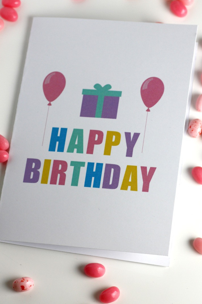 Birthday Card Printable
 Free Printable Blank Birthday Cards