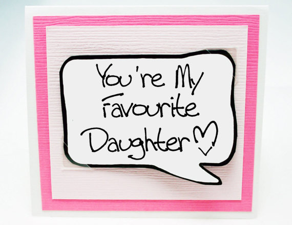 Birthday Cards For Daughter
 Daughter Card Funny Birthday Card for Daughter by