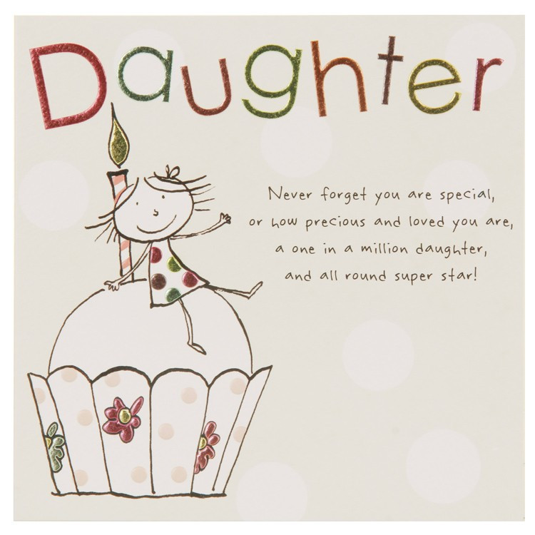 Birthday Cards For Daughter
 Paperlink Tinklers DAUGHTER Birthday Card