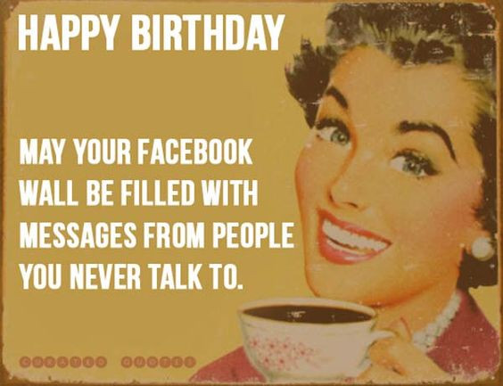 Birthday Cards For Facebook Wall
 20 Most Funniest Birthday Wishes And