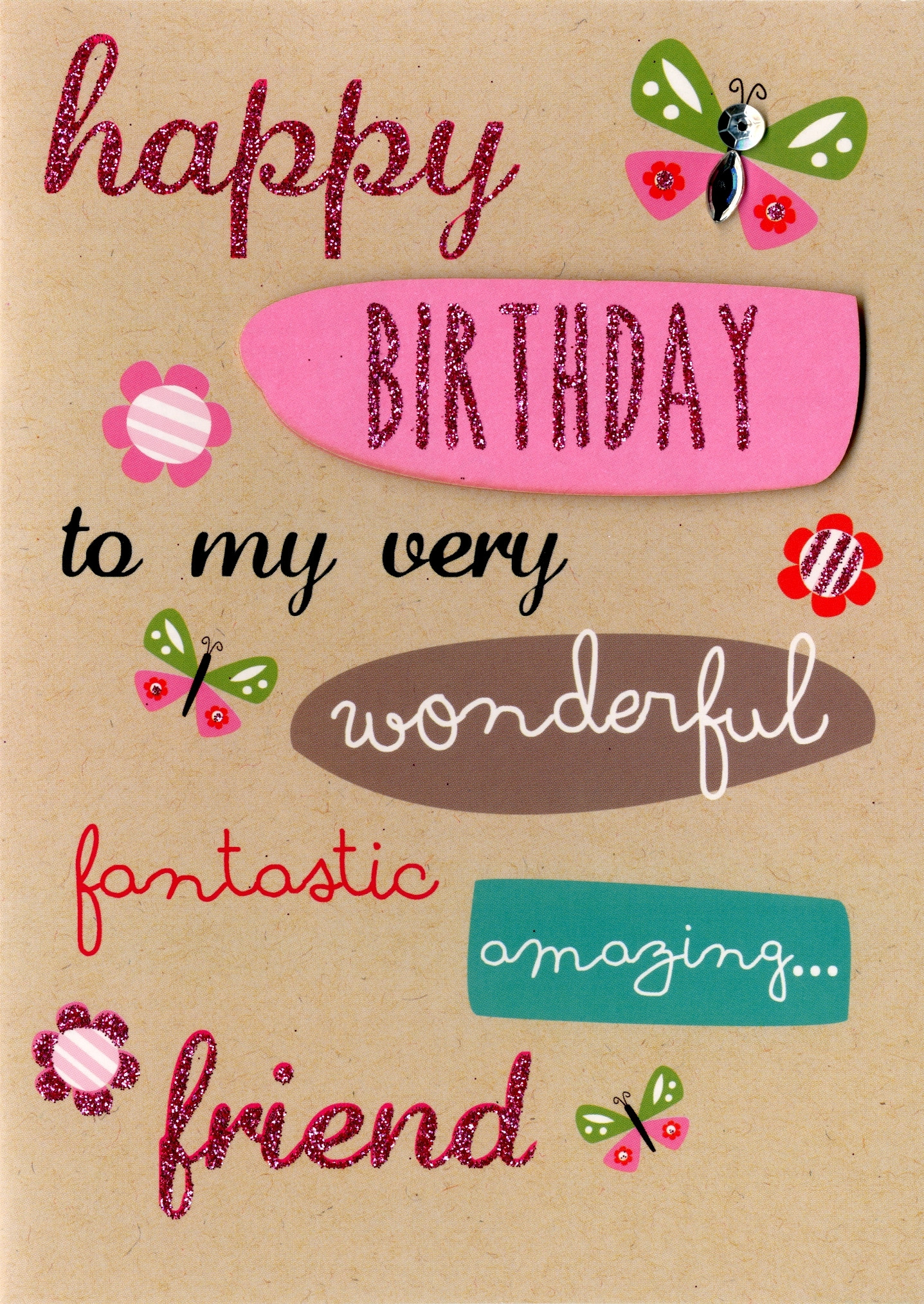 Birthday Cards For Friend
 Friend Birthday Greeting Card Second Nature Yours Truly