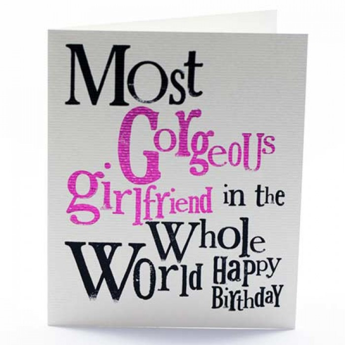 Birthday Cards For Girlfriend
 Cute Birthday Quotes For Girlfriend QuotesGram