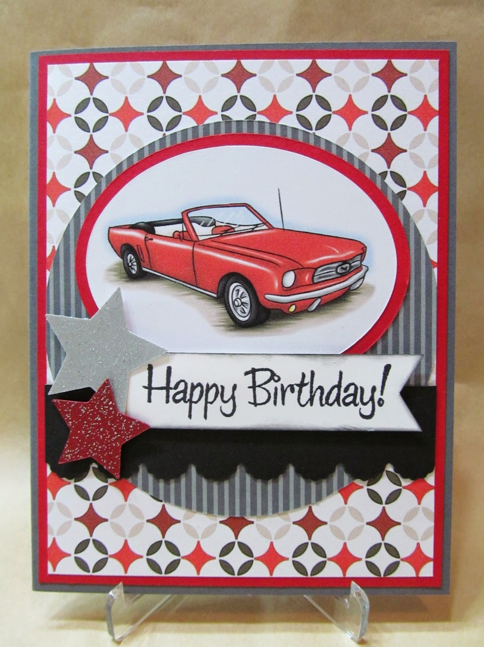 Birthday Cards For Men
 Savvy Handmade Cards Classic Car Birthday Card