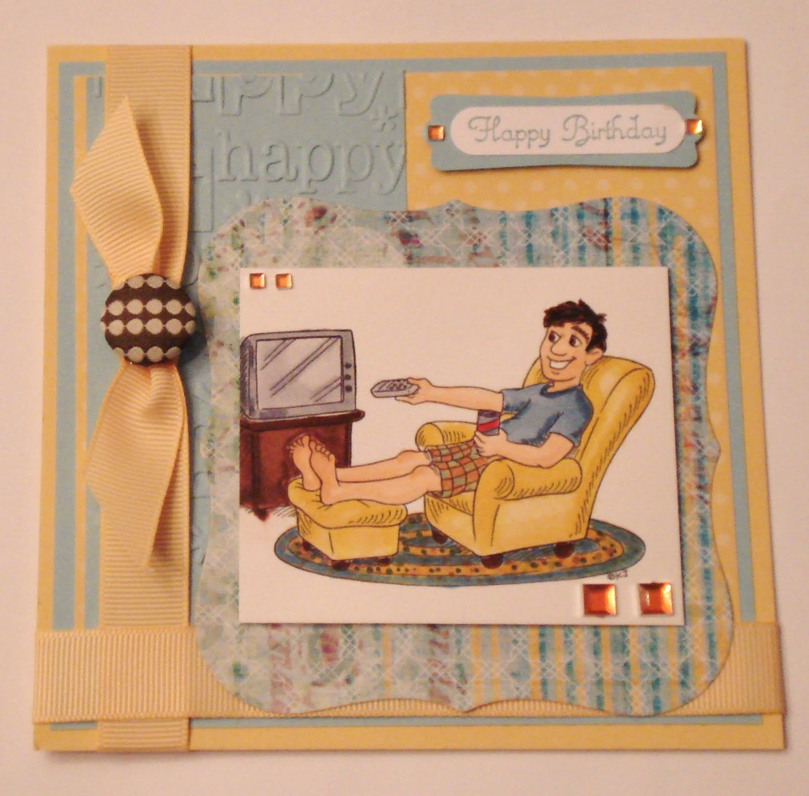 Birthday Cards For Men
 Ink and Lace with Sheryl Cauble Birthday Card for my Son