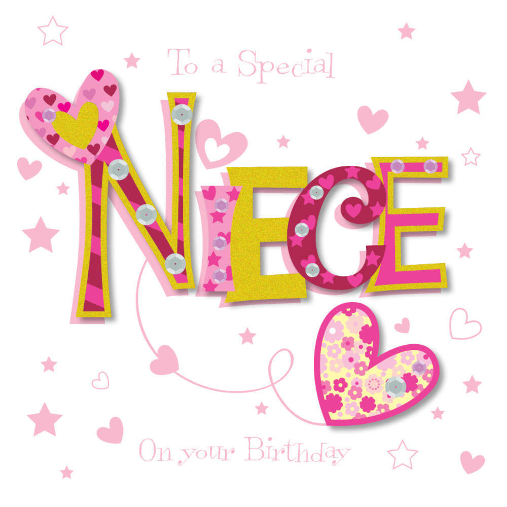 Birthday Cards For Niece
 Special Niece Happy Birthday Greeting Card