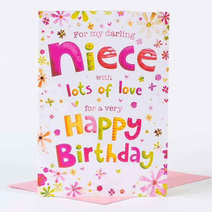 Birthday Cards For Niece
 Birthday Card Darling Niece