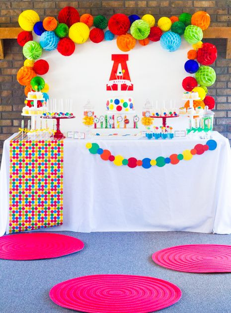 Birthday Decoration Themes
 Colorful Bouncy Ball Birthday Birthday Boy