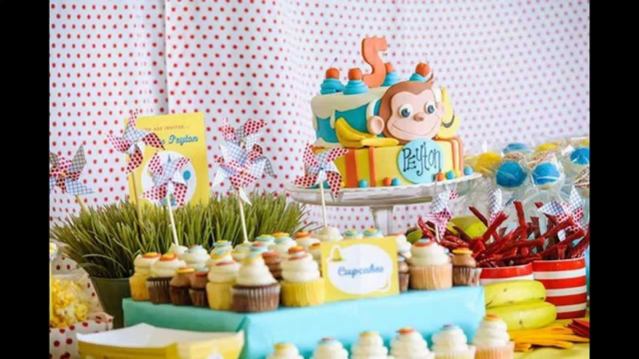 Birthday Decoration Themes
 Cool Curious george birthday party decorations ideas
