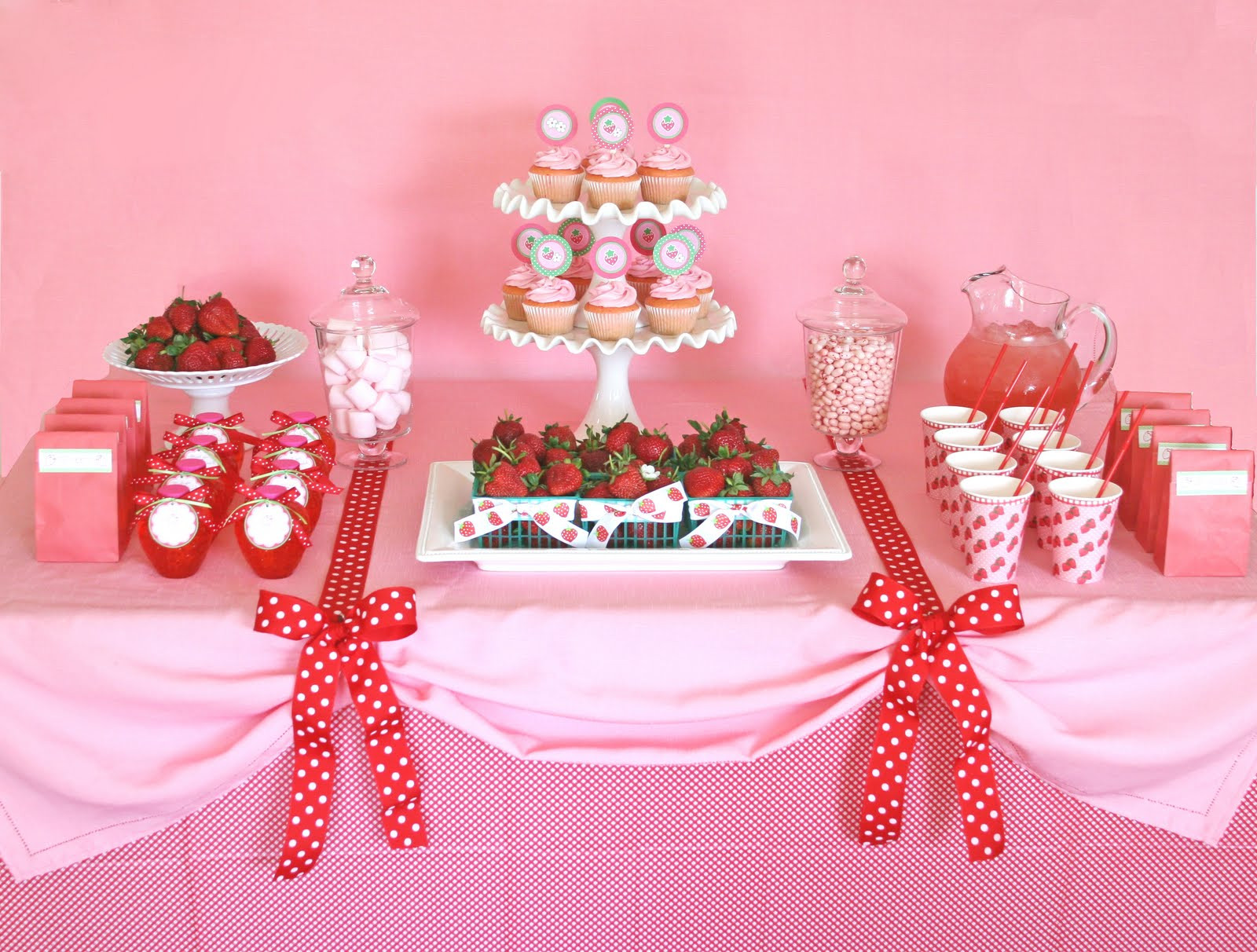Birthday Decorations
 Address to Impress Hand Picked Sweetest Strawberry Party