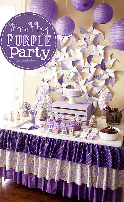 Birthday Decorations
 Pretty Purple Party