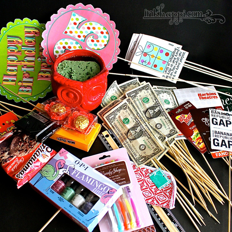 Birthday Gift Basket
 Birthday Gift Basket Idea with Free Printables inkhappi
